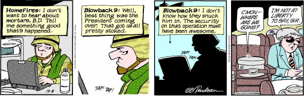 It's funny, 'cause he's all hat no cattle ...