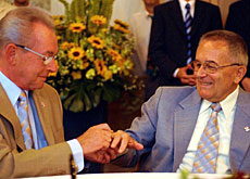 Ernst Ostertag and Robert Rapp tie the knot after 47 years